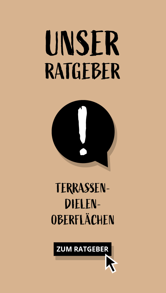 Ratgeber Terrassendielen Oberflächen