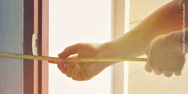 Aufmaß für Tür und Zarge