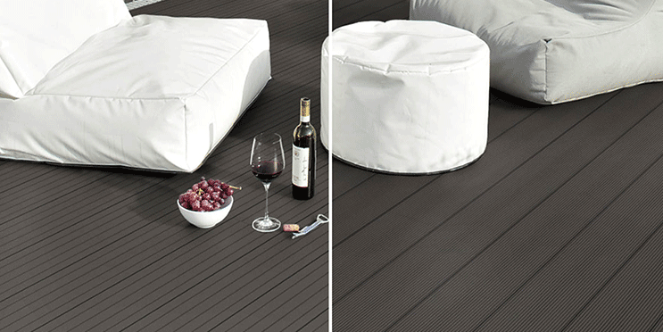 Terrassendielen-Oberflächen