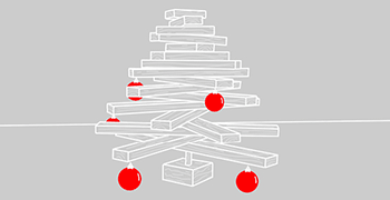 DIY: Massivholz-Weihnachtsbaum