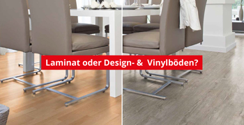 Vergleich: Laminat vs. Design-/Vinylböden