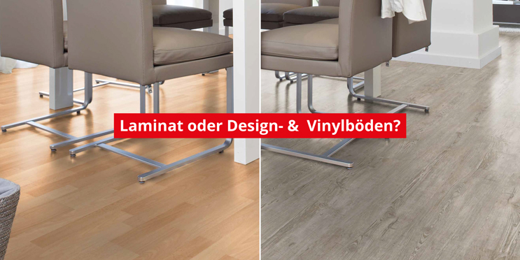 Vergleich: Laminat vs. Design-/Vinylböden
